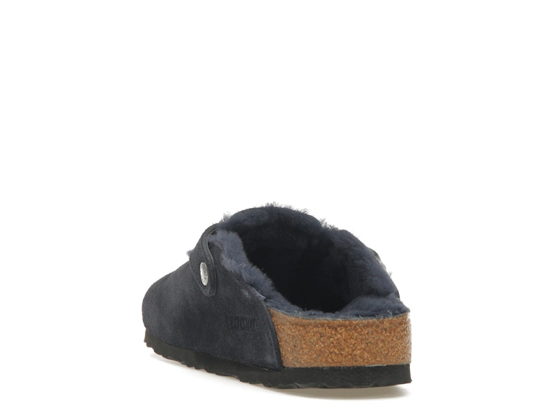 Birkenstock Boston Shearling Suede Midnight