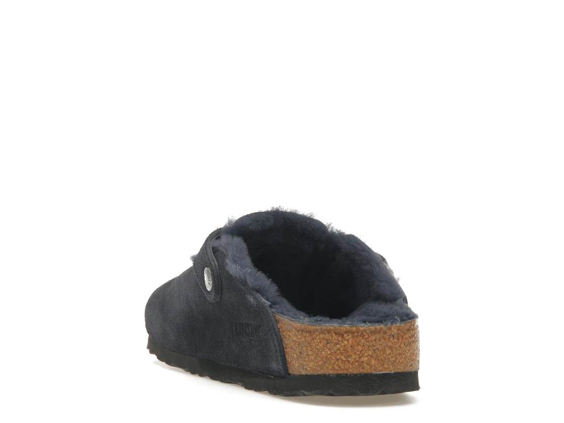 Birkenstock Boston Shearling Suede Midnight