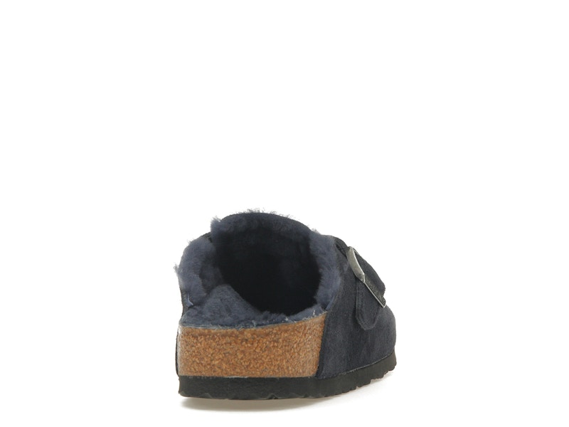Birkenstock Boston Shearling Suede Midnight