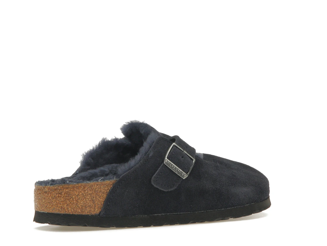 Birkenstock Boston Shearling Suede Midnight