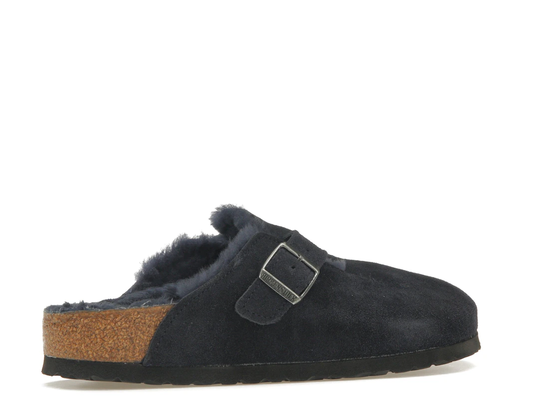 Birkenstock Boston Shearling Suede Midnight