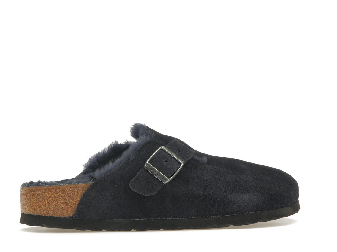 Birkenstock Boston Shearling Suede Midnight