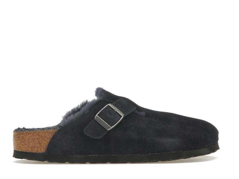 Birkenstock Boston Shearling Suede Midnight