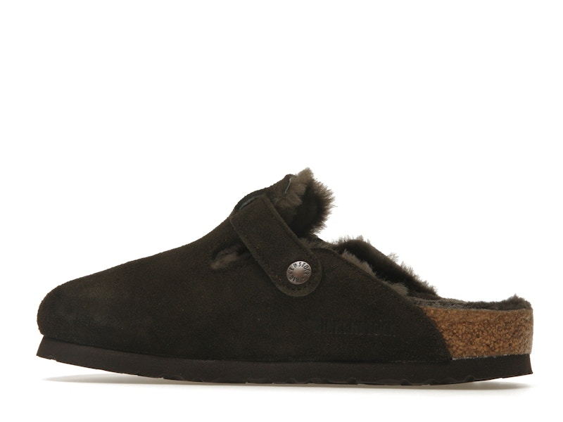Birkenstock Boston Shearling Suede Mocha