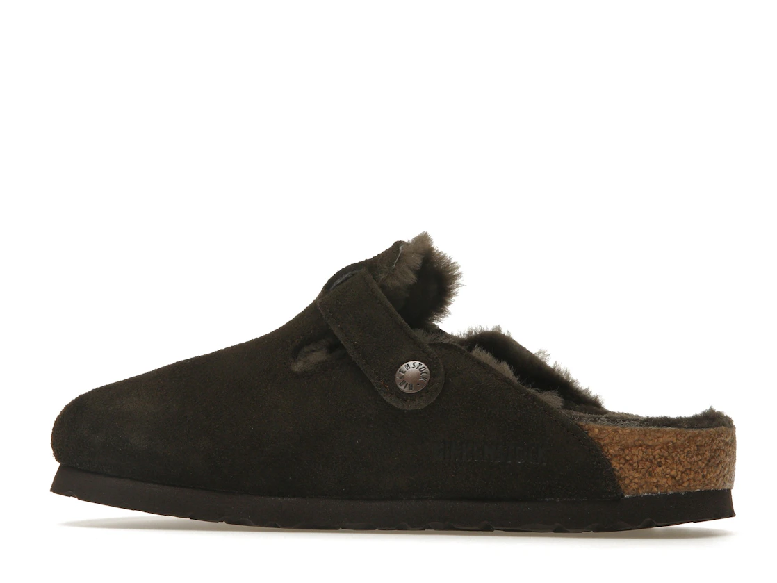 Birkenstock Boston Shearling Suede Mocha
