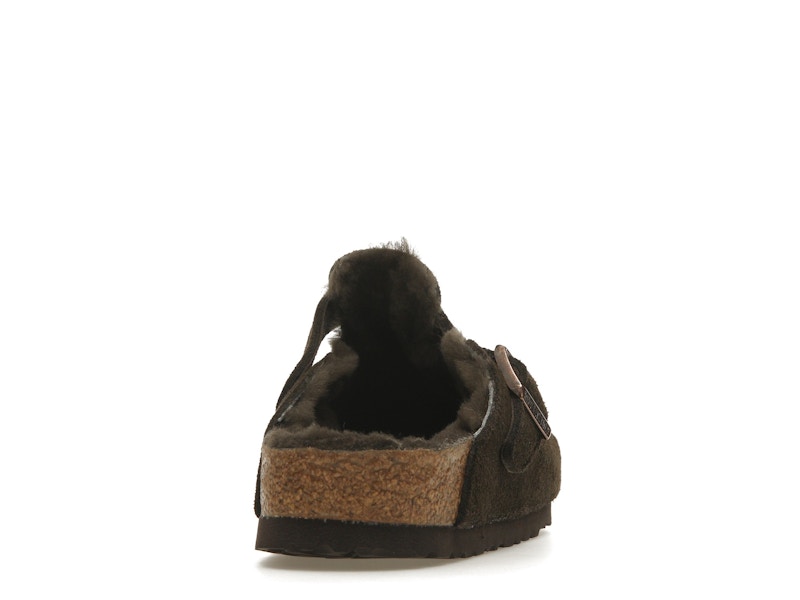 Birkenstock Boston Shearling Suede Mocha