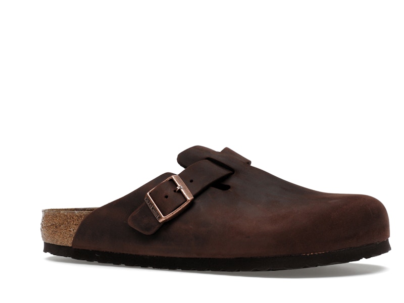 Birkenstock Boston Soft Footbed Oiled Leather Habana Brown