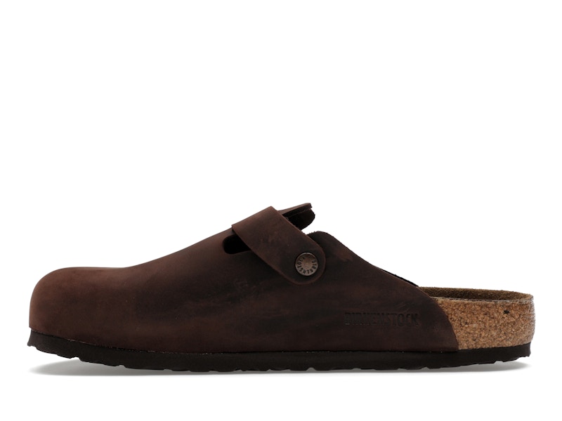 Birkenstock Boston Soft Footbed Oiled Leather Habana Brown