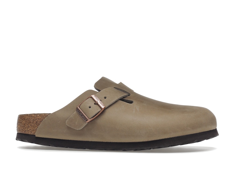 Birkenstock Boston Soft Footbed Oiled Leather Tobacco Brown