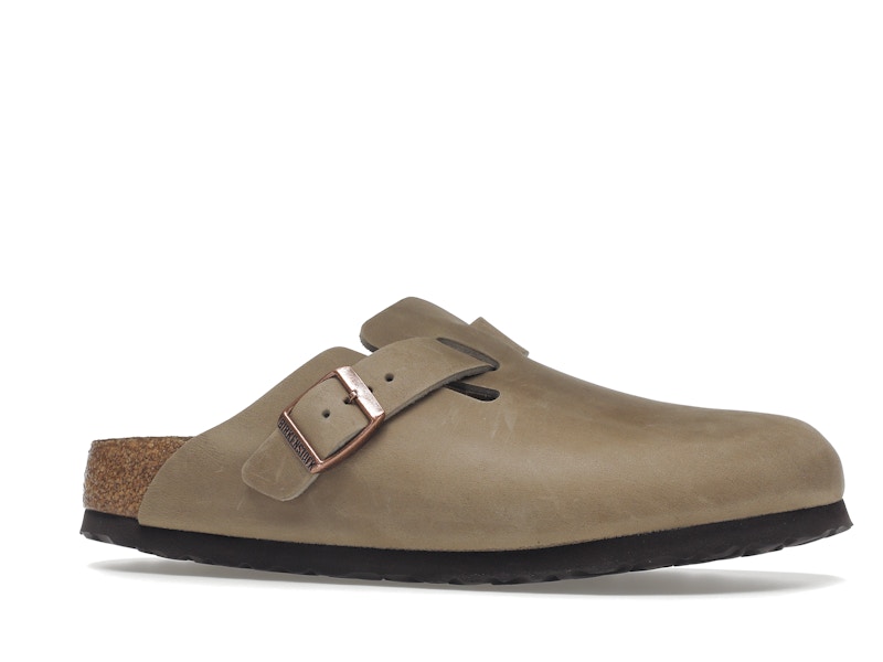 Birkenstock Boston Soft Footbed Oiled Leather Tobacco Brown