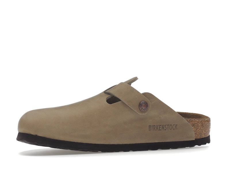 Birkenstock Boston Soft Footbed Oiled Leather Tobacco Brown