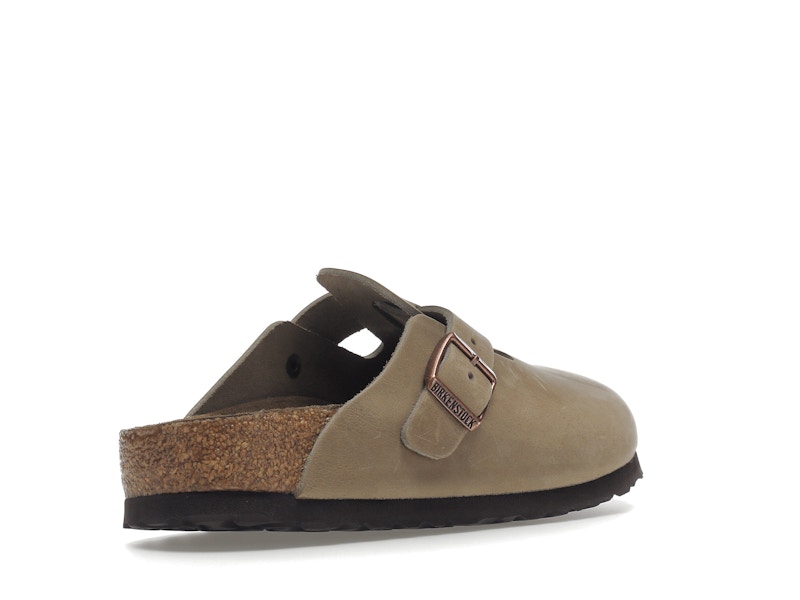 Birkenstock Boston Soft Footbed Oiled Leather Tobacco Brown