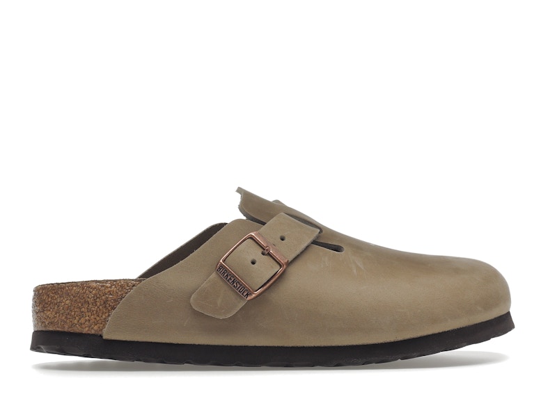Birkenstock Boston Soft Footbed Oiled Leather Tobacco Brown