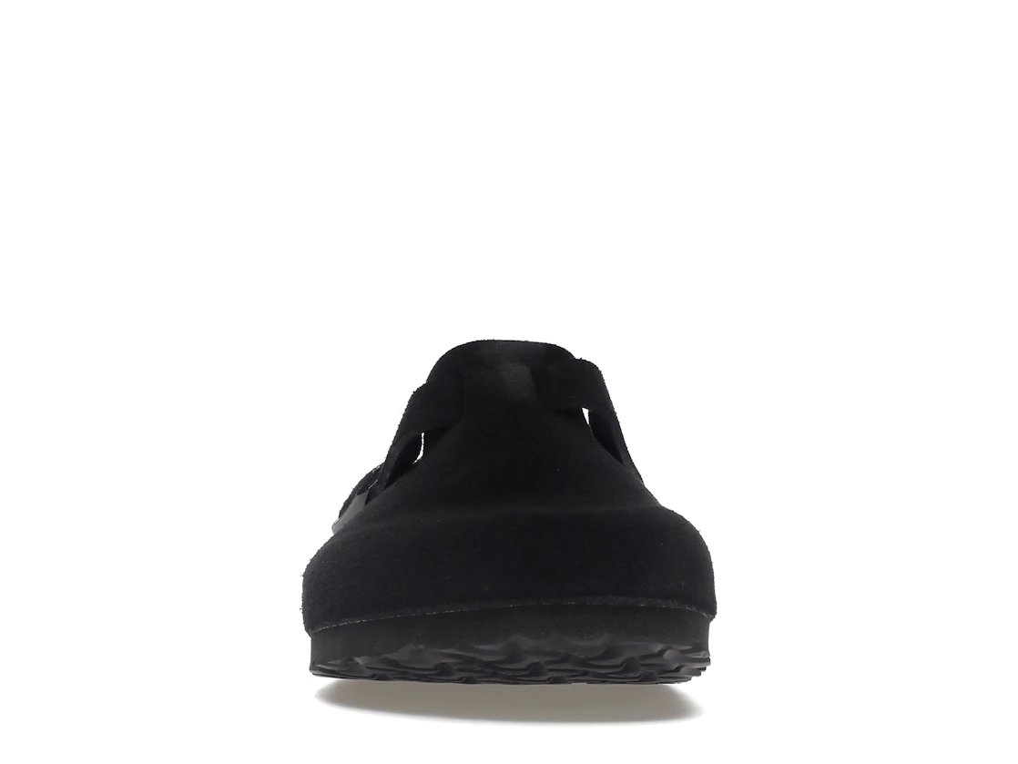 Birkenstock Boston Soft Footbed Suede Black