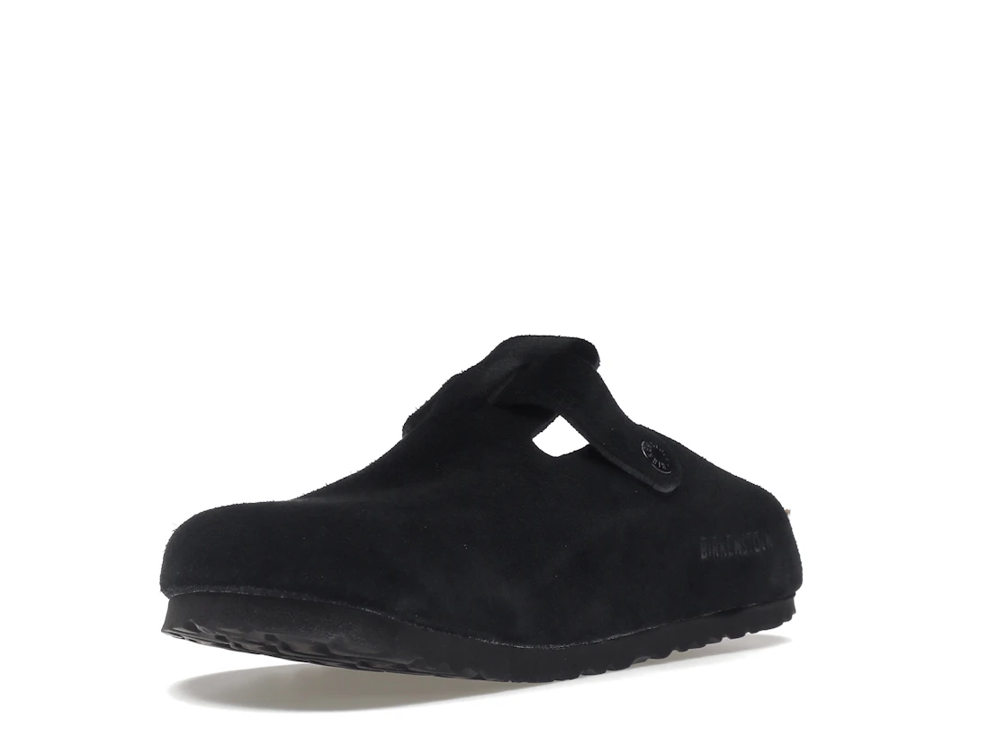 Birkenstock Boston Soft Footbed Suede Black