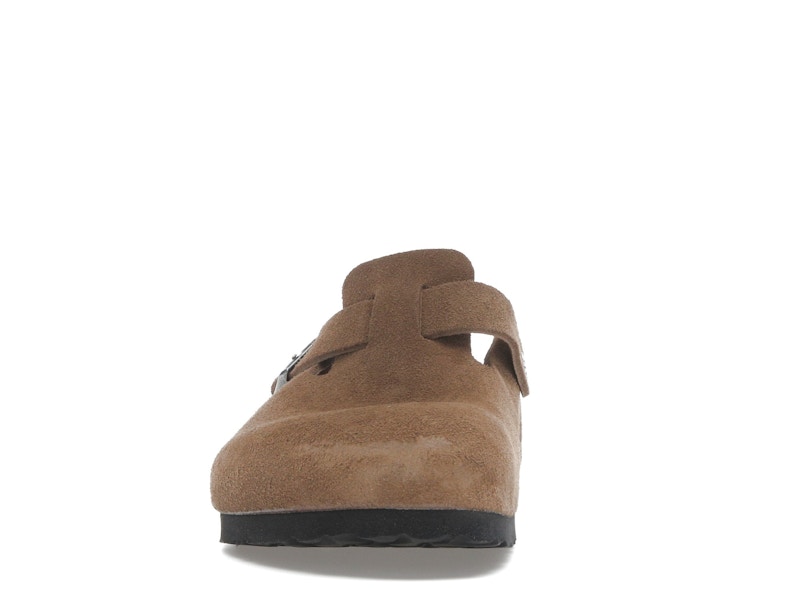Birkenstock Boston Soft Footbed Suede Dark Tea Tonal