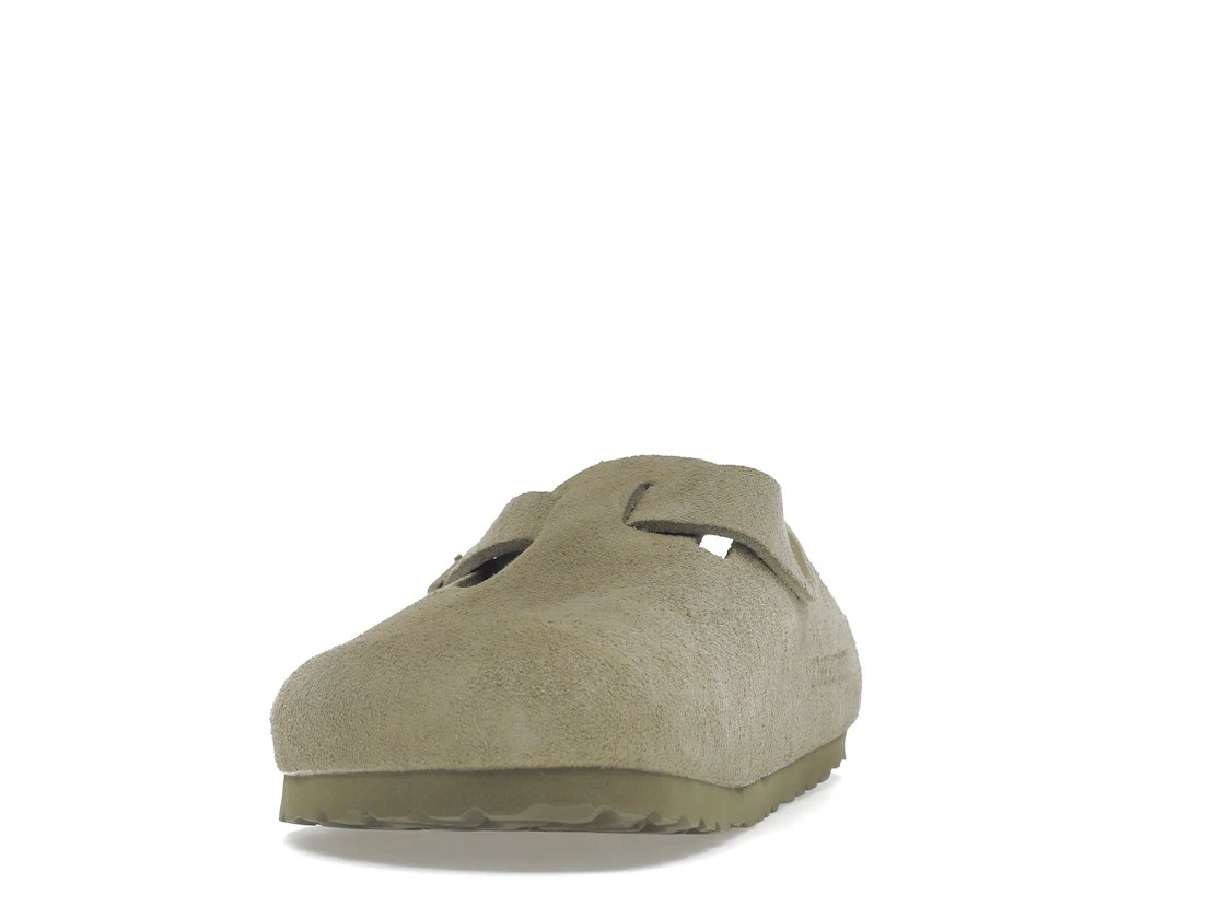 Birkenstock Boston Soft Footbed Suede Faded Khaki