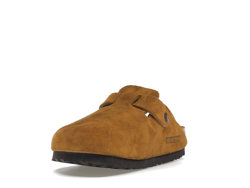 Birkenstock Boston Soft Footbed Suede Mink