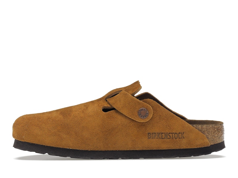Birkenstock Boston Soft Footbed Suede Mink
