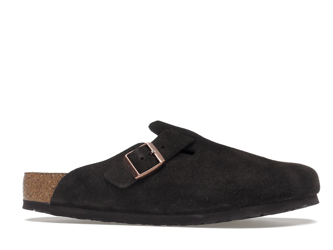 Birkenstock Boston Soft Footbed Suede Mocha