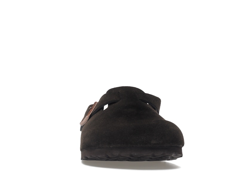 Birkenstock Boston Soft Footbed Suede  Mocha