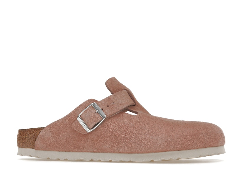 Birkenstock Boston Soft Footbed Suede Pink Clay