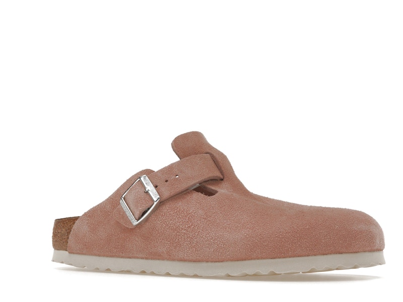 Birkenstock Boston Soft Footbed Suede Pink Clay
