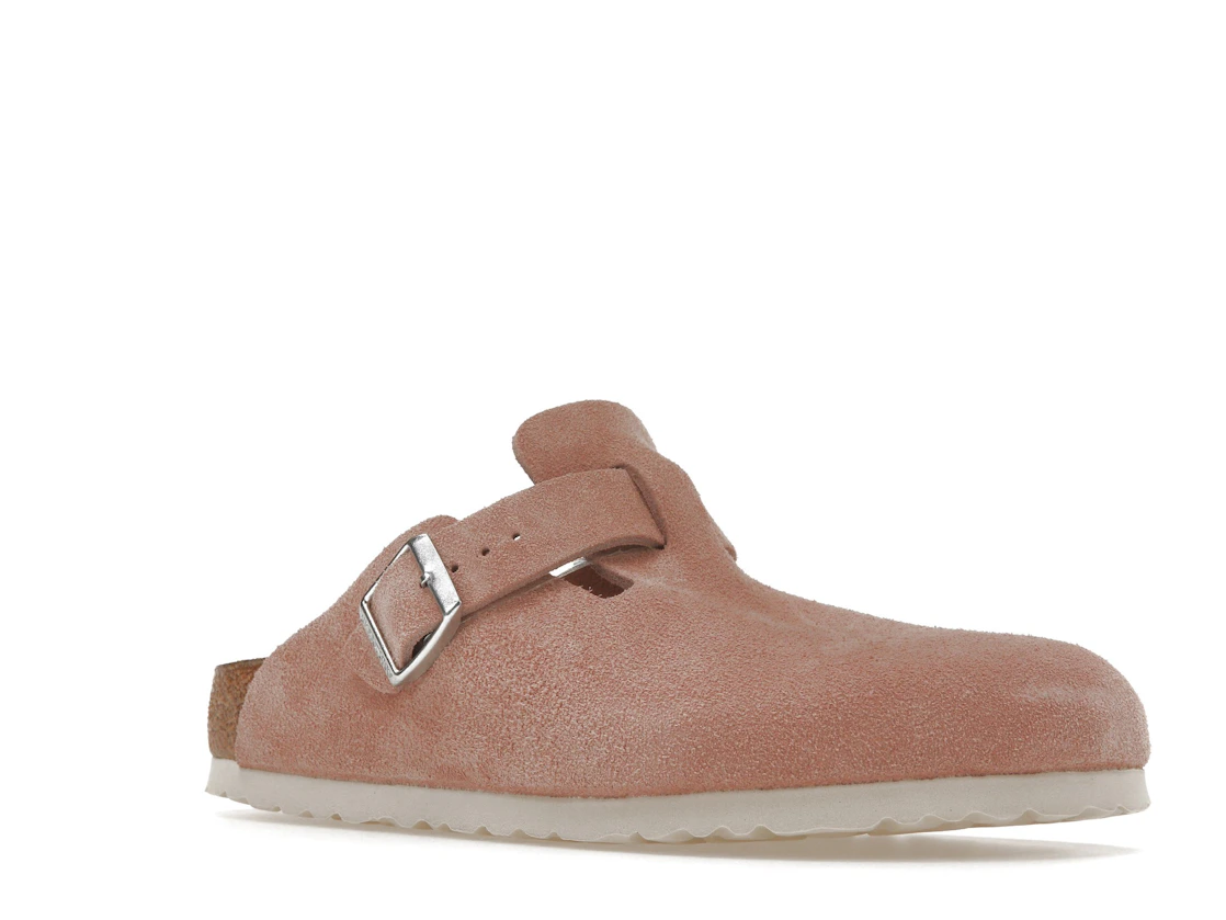 Birkenstock Boston Soft Footbed Suede Pink Clay