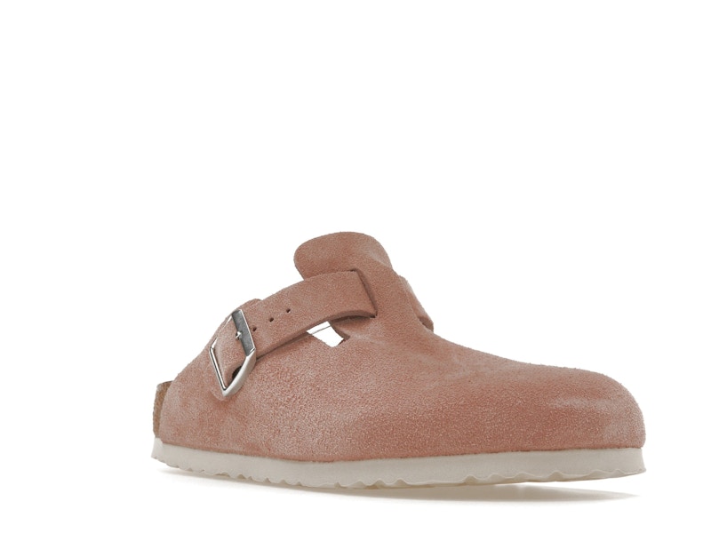 Birkenstock Boston Soft Footbed Suede Pink Clay