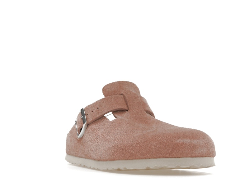 Birkenstock Boston Soft Footbed Suede Pink Clay
