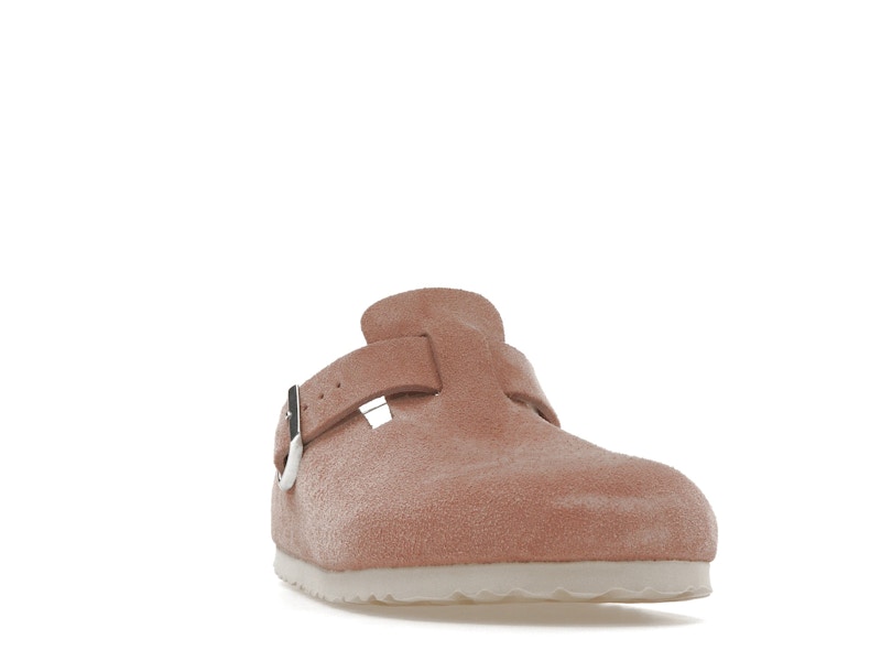 Birkenstock Boston Soft Footbed Suede Pink Clay