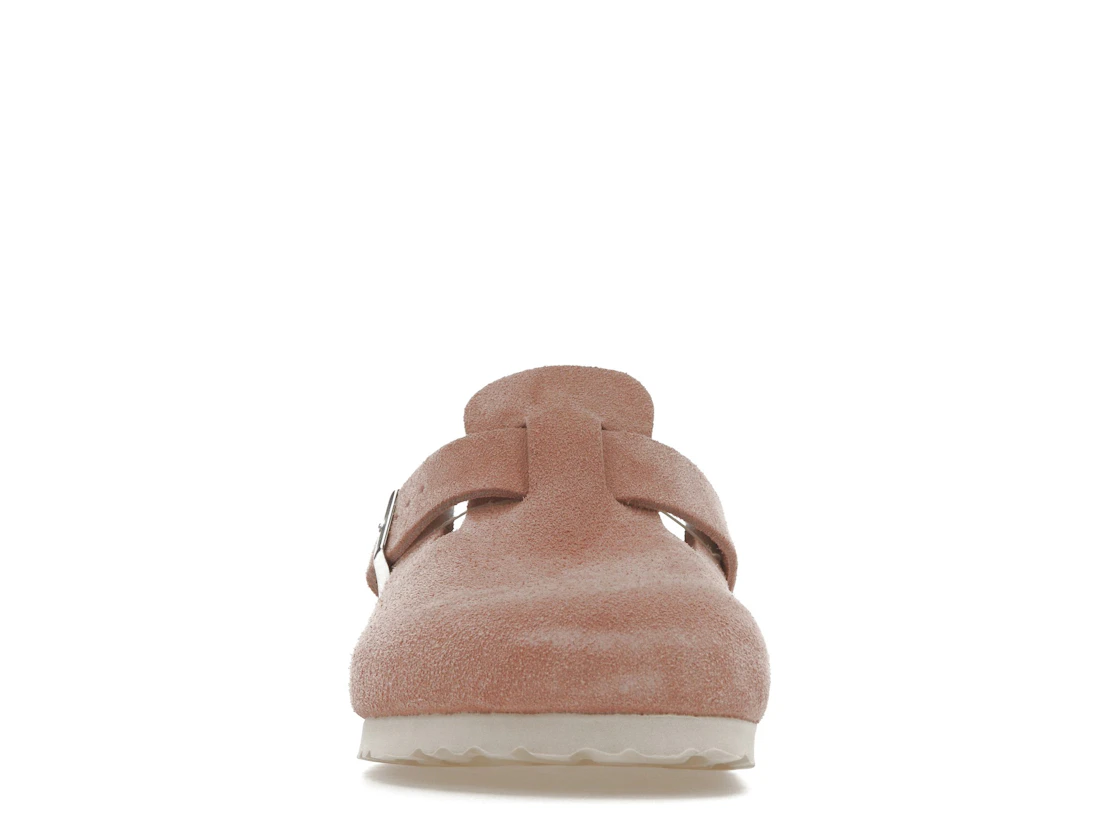Birkenstock Boston Soft Footbed Suede Pink Clay