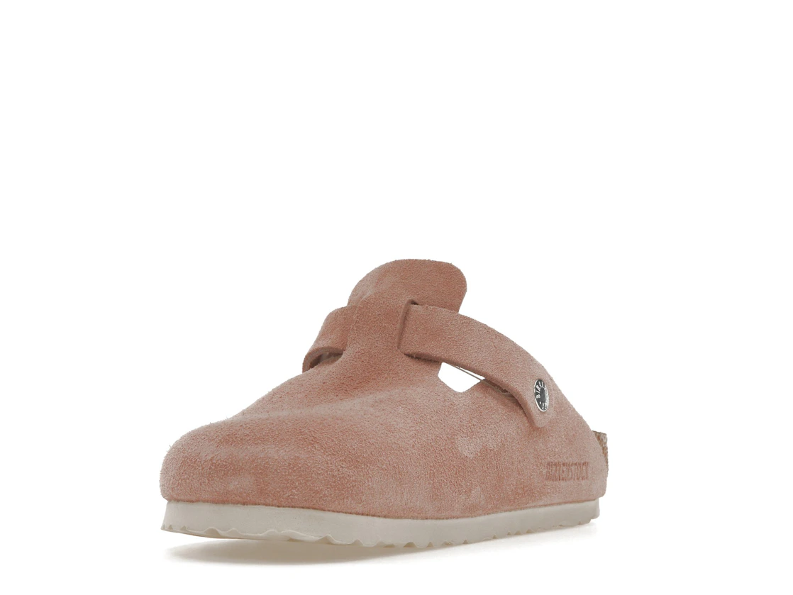 Birkenstock Boston Soft Footbed Suede Pink Clay