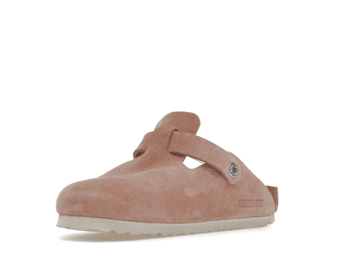Birkenstock Boston Soft Footbed Suede Pink Clay