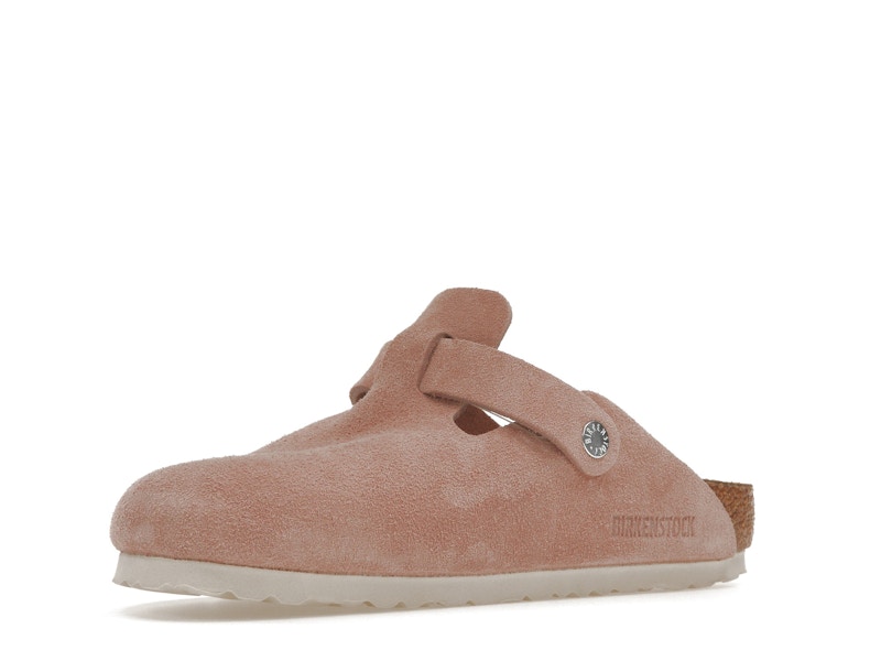 Birkenstock Boston Soft Footbed Suede Pink Clay