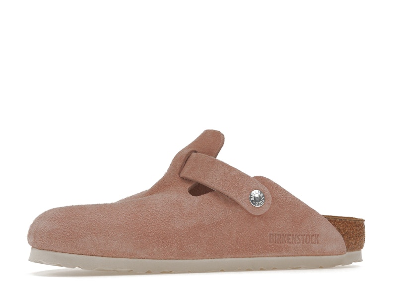 Birkenstock Boston Soft Footbed Suede Pink Clay