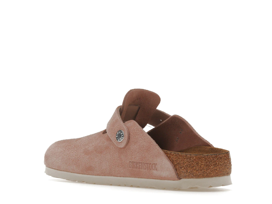 Birkenstock Boston Soft Footbed Suede Pink Clay