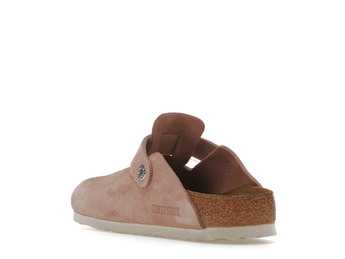 Birkenstock Boston Soft Footbed Suede Pink Clay