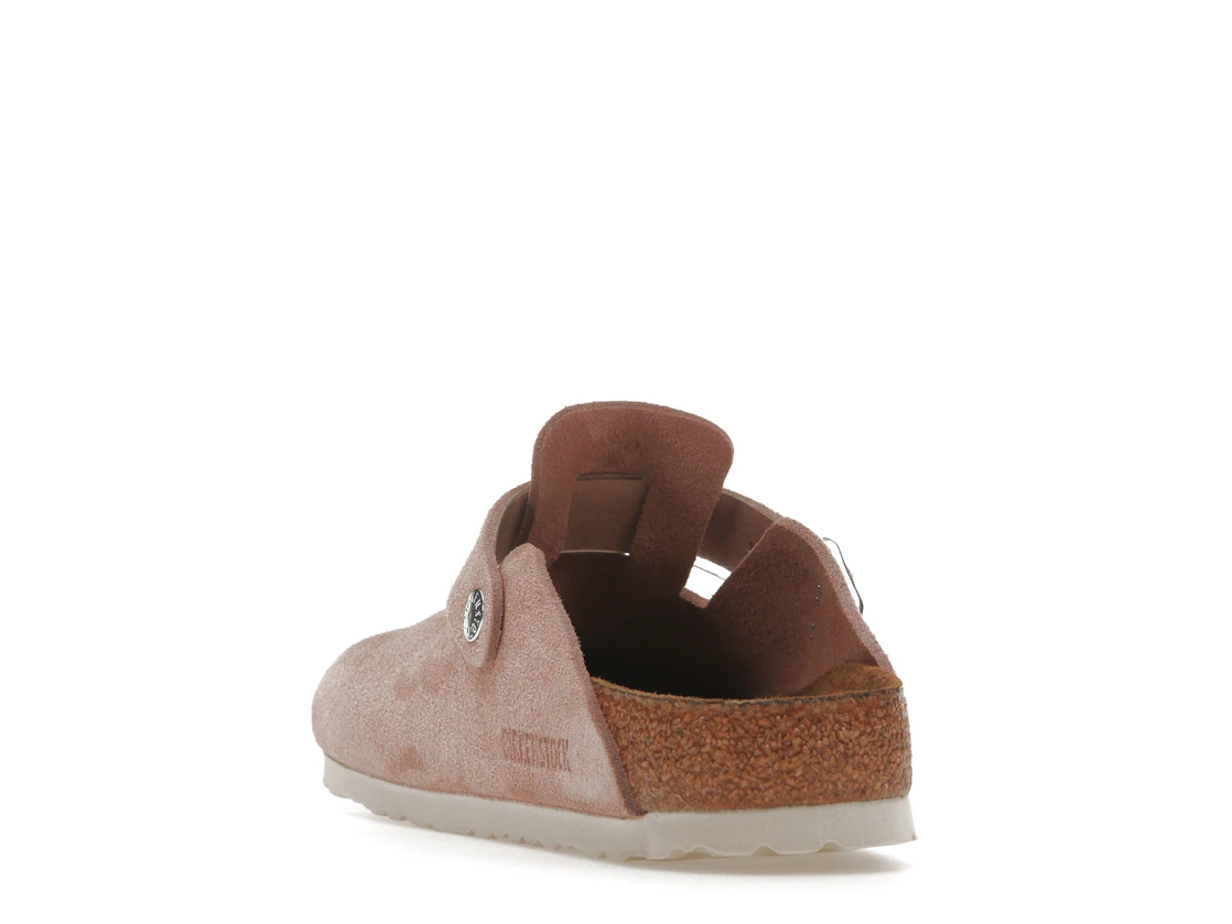 Birkenstock Boston Soft Footbed Suede Pink Clay