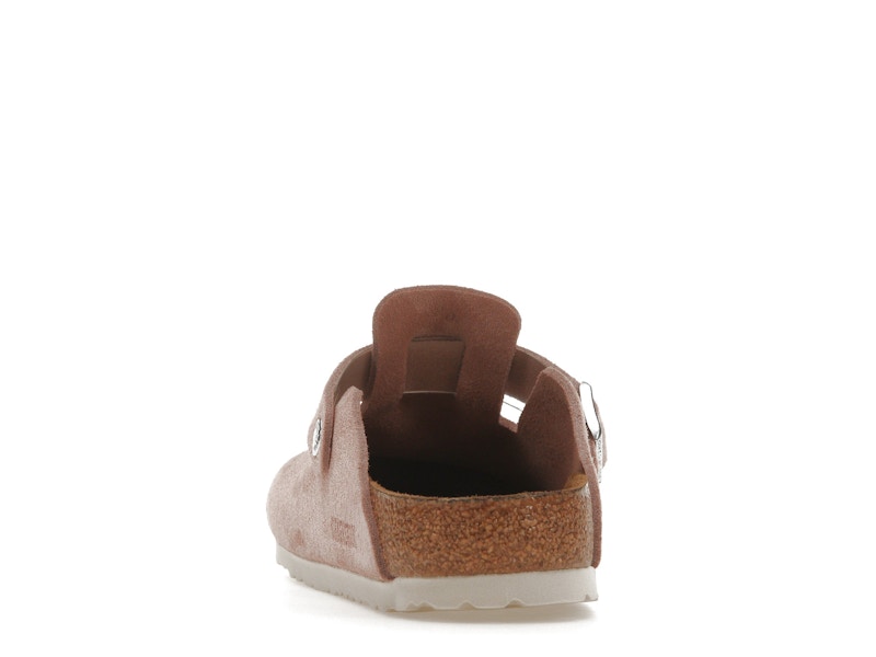 Birkenstock Boston Soft Footbed Suede Pink Clay