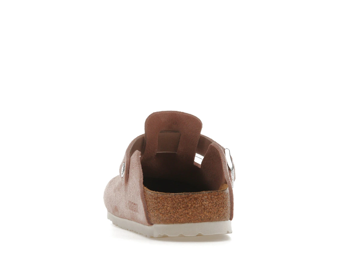 Birkenstock Boston Soft Footbed Suede Pink Clay