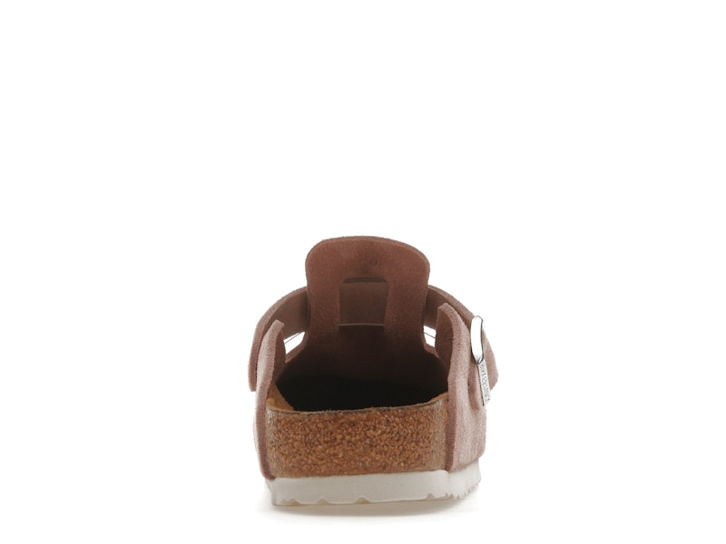 Birkenstock Boston Soft Footbed Suede Pink Clay