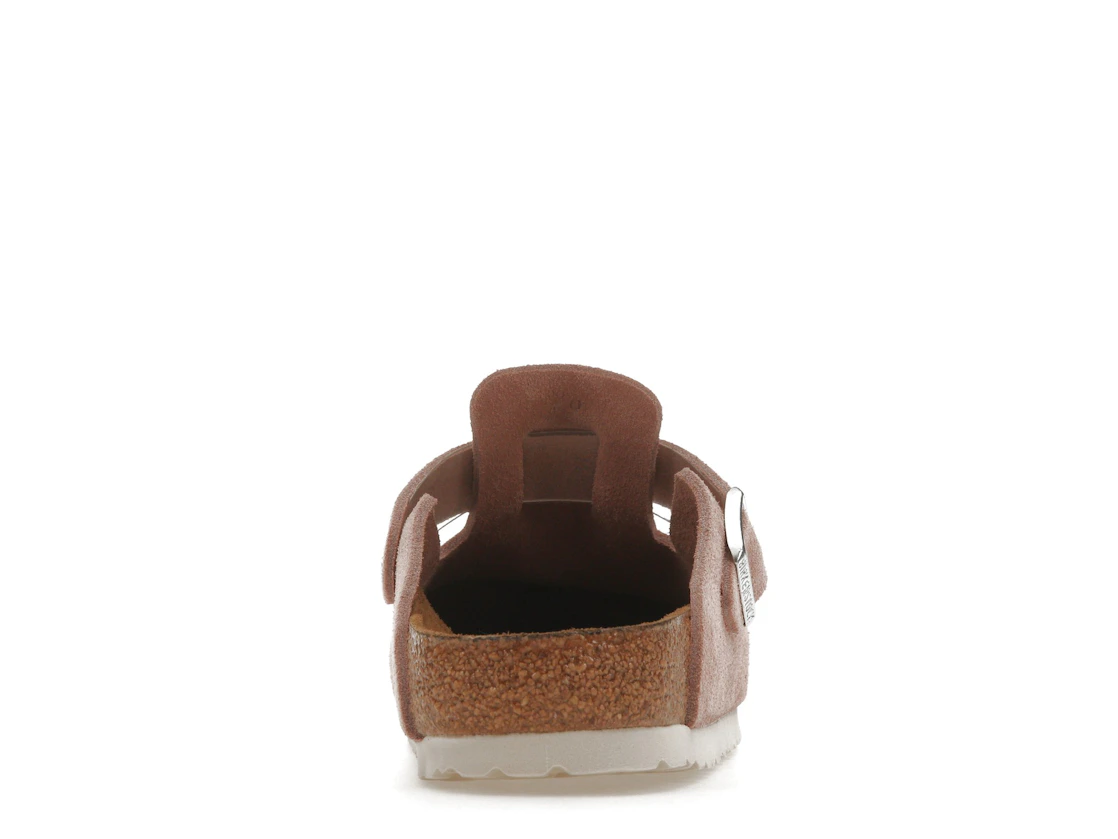 Birkenstock Boston Soft Footbed Suede Pink Clay