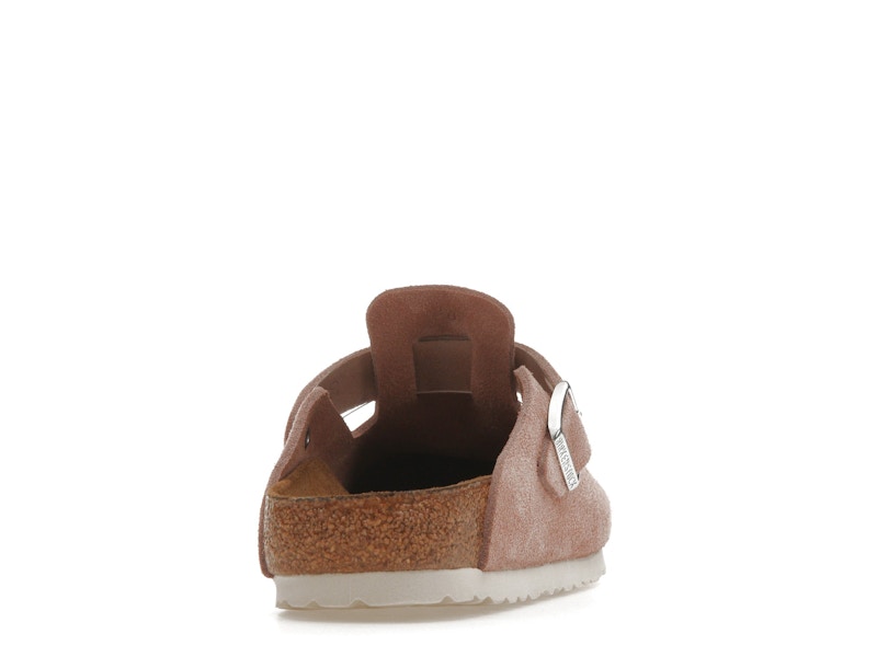 Birkenstock Boston Soft Footbed Suede Pink Clay