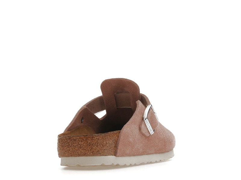 Birkenstock Boston Soft Footbed Suede Pink Clay
