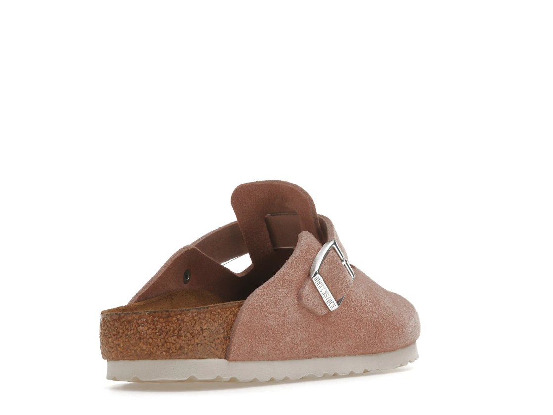 Birkenstock Boston Soft Footbed Suede Pink Clay