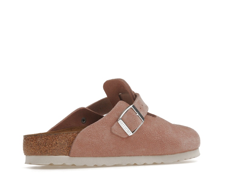 Birkenstock Boston Soft Footbed Suede Pink Clay