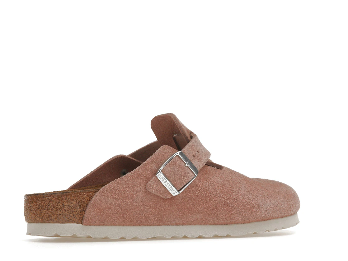 Birkenstock Boston Soft Footbed Suede Pink Clay
