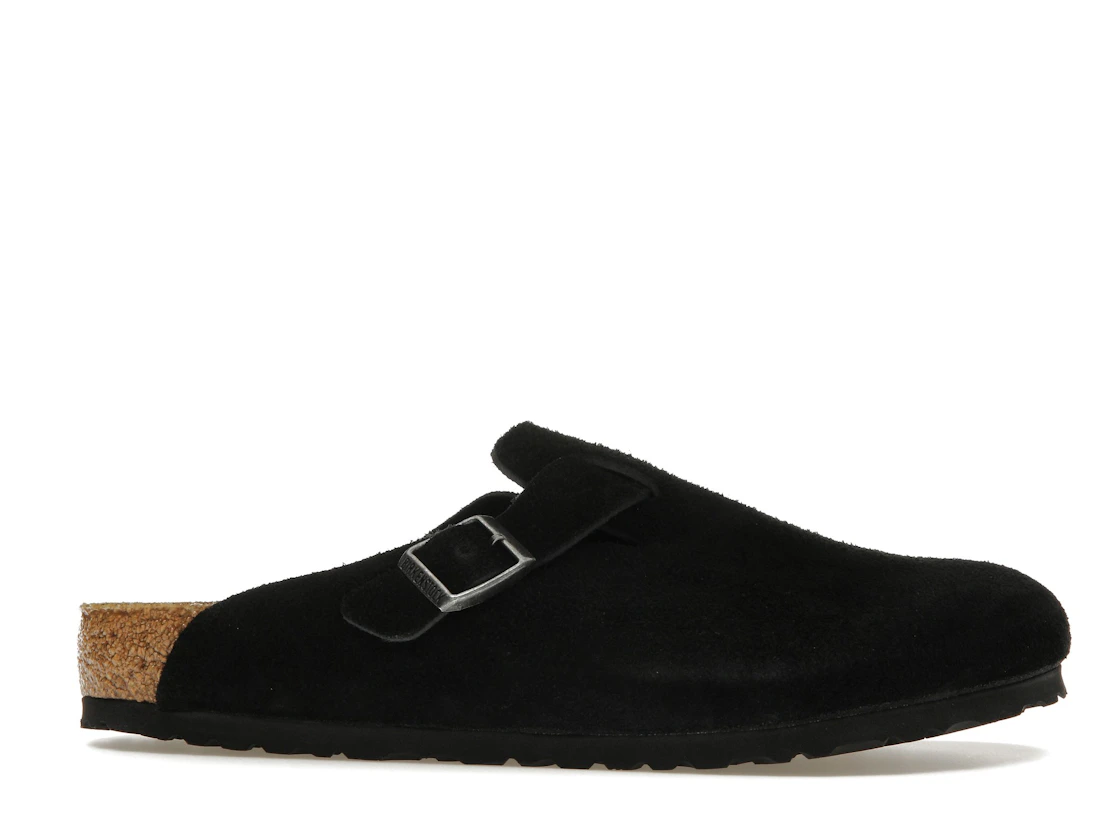 Birkenstock Boston Suede Black