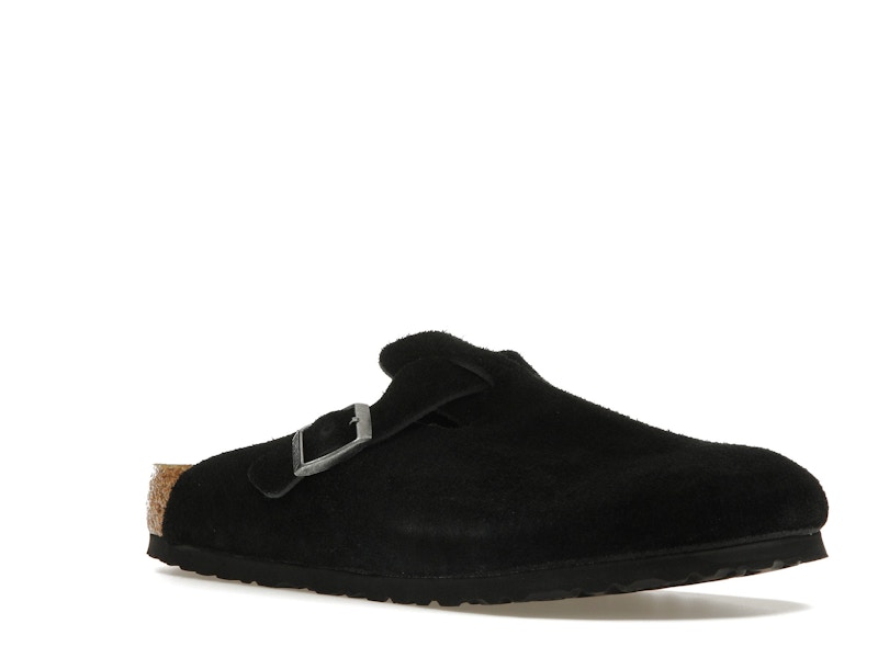 Birkenstock Boston Suede Black